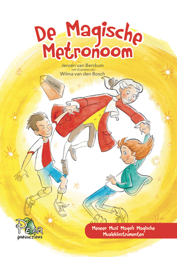 coverafbeelding van 'De magische metronoom'. Illustratie Wilma van den Bosch