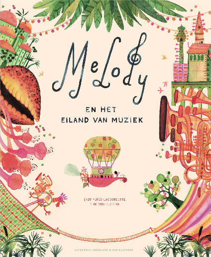 boekomslag Melody en het eiland van muziek