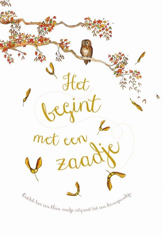 coverafbeelding van 'Het begint met een zaadje'. Illustratie  Jennie Webber