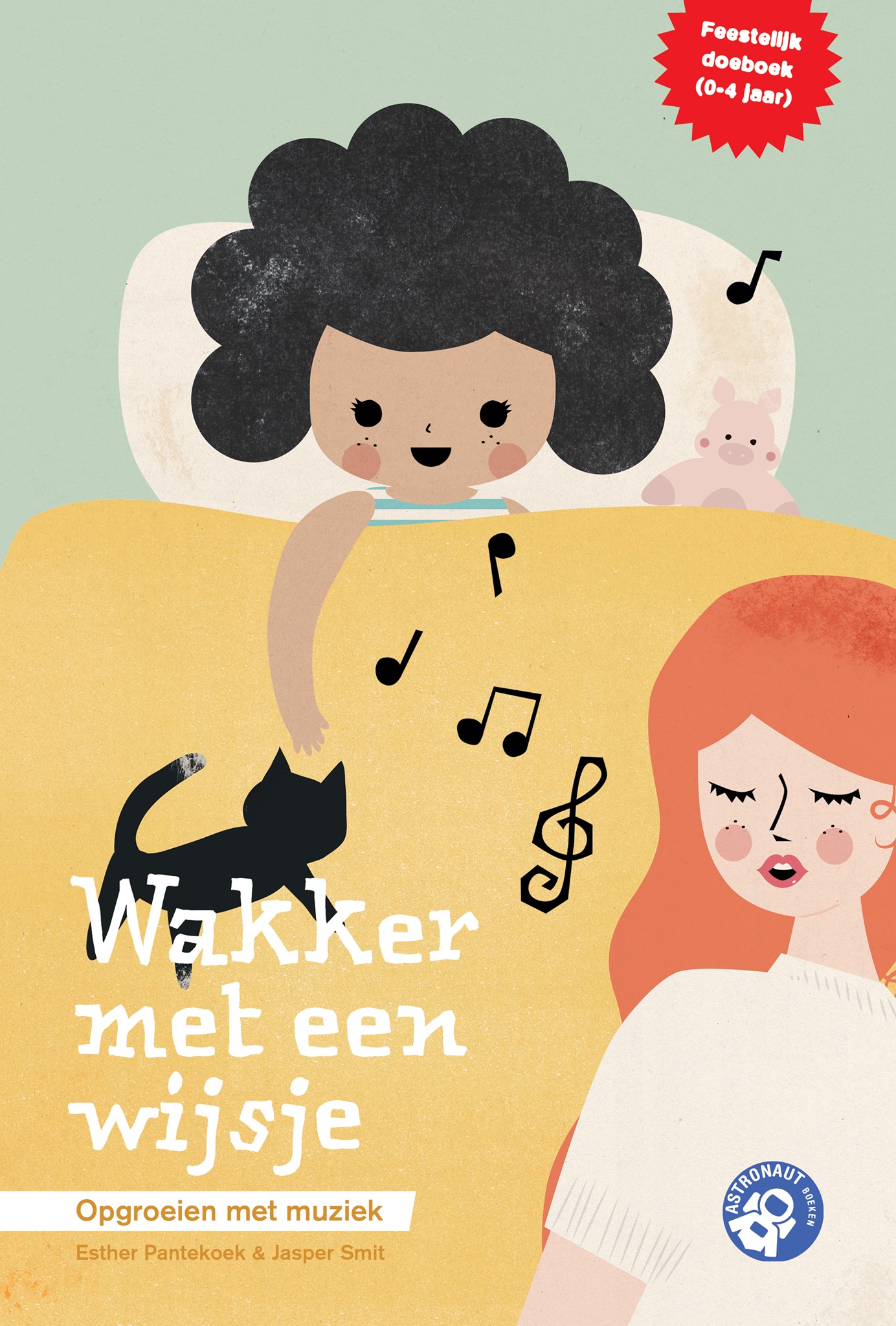 cover van Wakker met een wijsje, lied en spelletjesboek van Esther Pantekoek en Jasper Smit