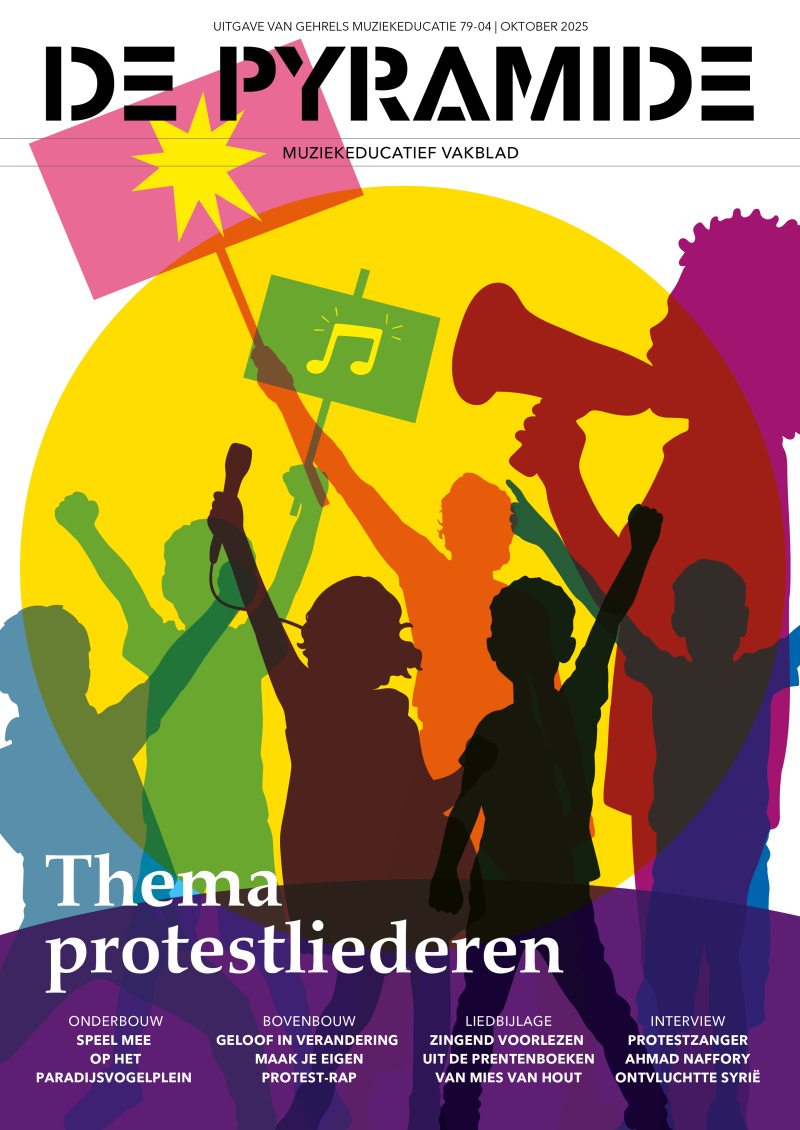 De Pyramide 79-4 oktober 2025 cover. Illustratie Winneke Hazewinkel