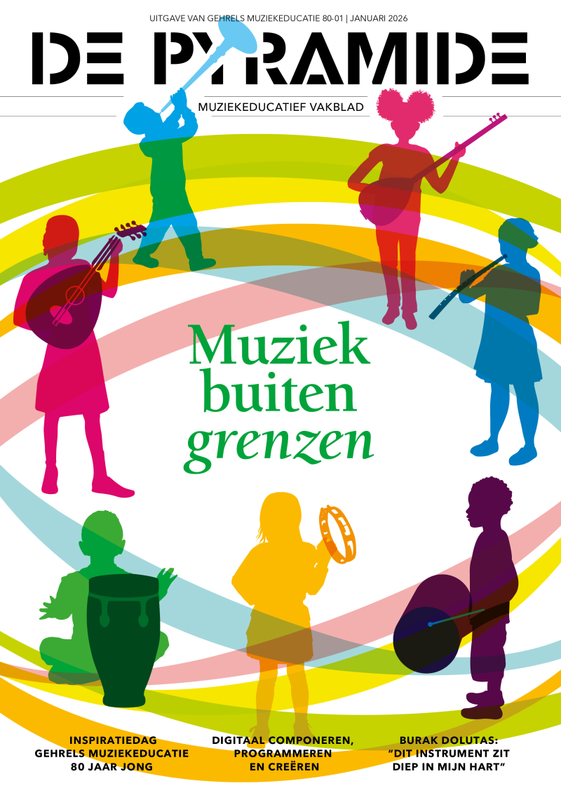De Pyramide 80-1 januari 2026 cover. Illustratie Winneke Hazewinkel
