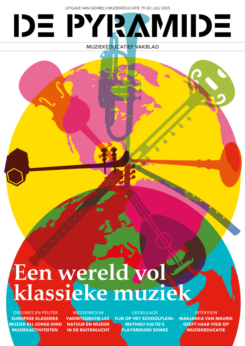 De Pyramide 79-3 juli 2025 cover. Illustratie Winneke Hazewinkel