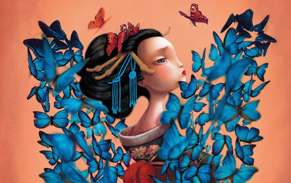 Cover Madame Butterfly van Benjamin Lacombe