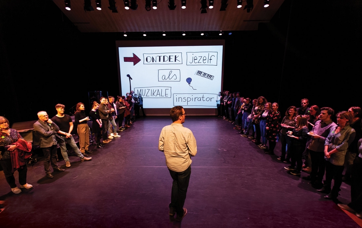 Lancering van de nieuwe koers van de opleiding Docent Muziek bij Fontys Tilburg op 10 oktober 2019. Foto Rens Bressers