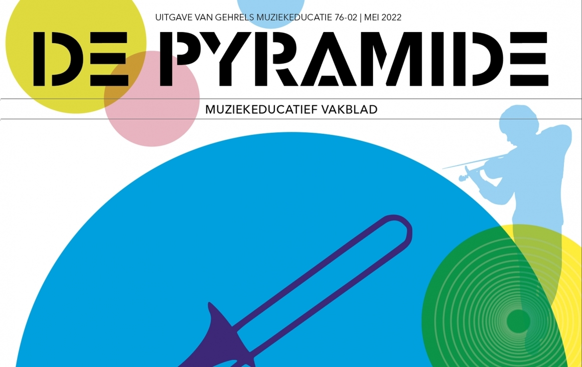Cover De Pyramide 76-02, mei 2022 (fragment) Ontwerp Winneke Hazewinkel