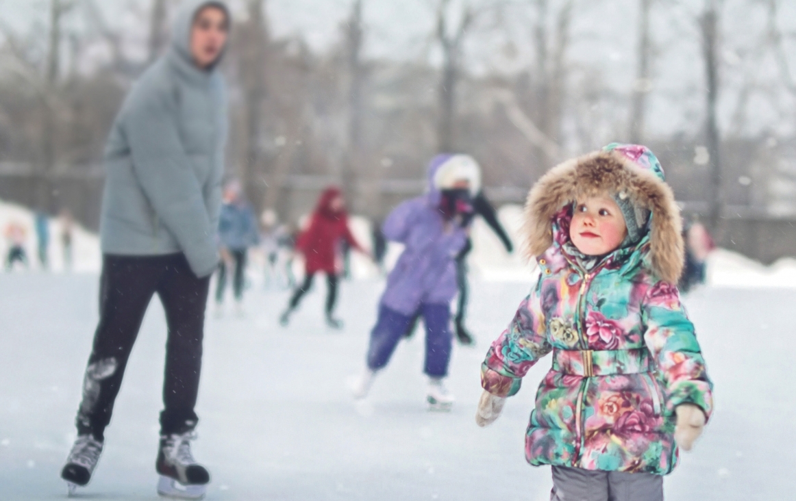 Schaatsend meisje. Afbeelding Shutterstock