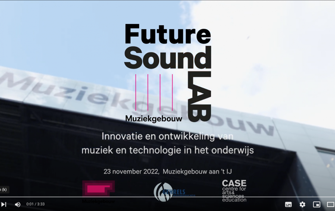 Video van Future Sound Lab bijeenkomst over muziek, techniek, onderwijs