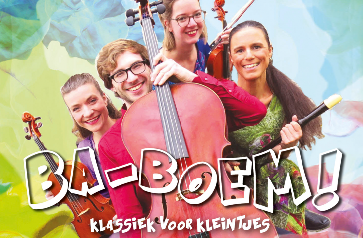 cover (fragment) van Ba-boem! Klassiek voor kleintjes, uitgebracht door Krulmuziek