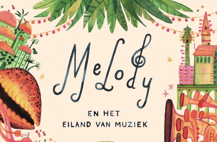 deel boekomslag Melody en het eiland van muziek