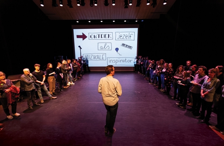 Lancering van de nieuwe koers van de opleiding Docent Muziek bij Fontys Tilburg op 10 oktober 2019. Foto Rens Bressers
