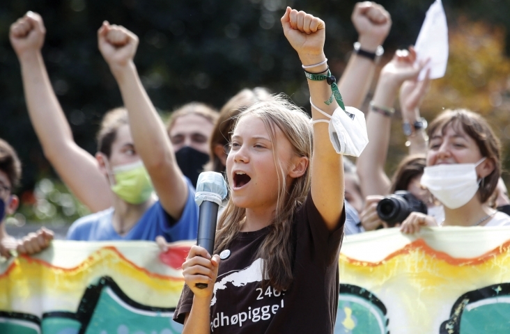 Greta Thunberg. Bron ANP © Matteo Bazzi