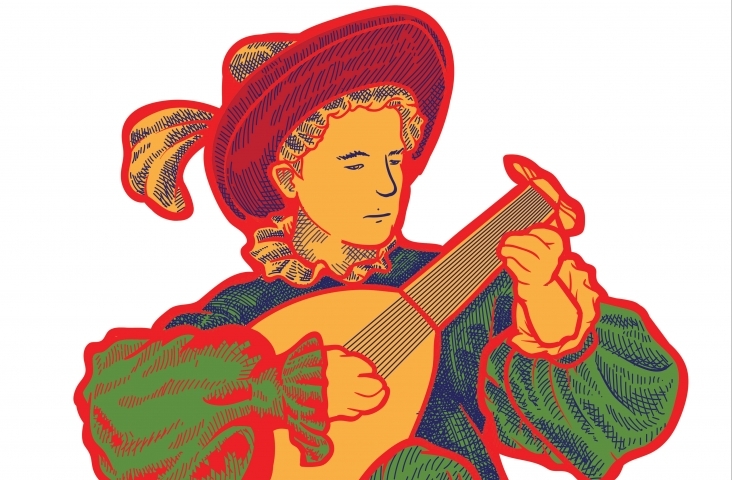 2023-4 muziek in de geschiedenisles -beeld troubadour