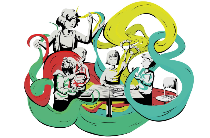 De Pyramide 79-3 juli 2025. Van leren naar aanmoedigen. Illustratie Marike van Ringen