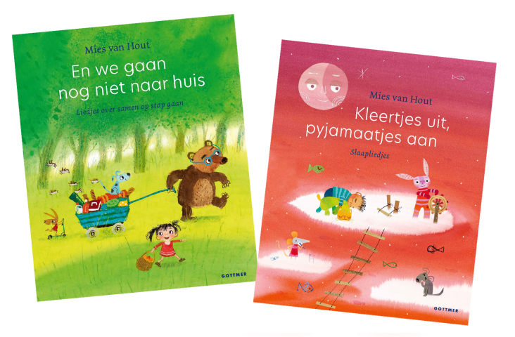 Boekomslagen van Mies van Hout.