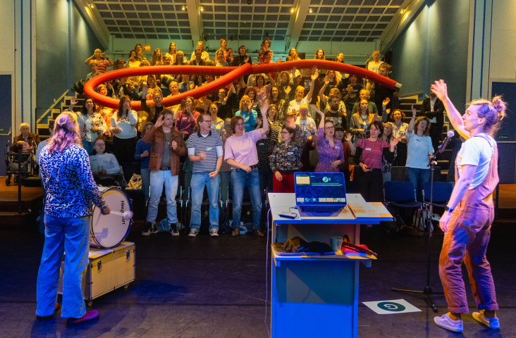 professionaliseringsdag 2026 samen musiceren foto Michiel Wijnbergh