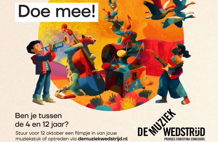 Campagnebeeld De Muziekwedstrijd 2026
