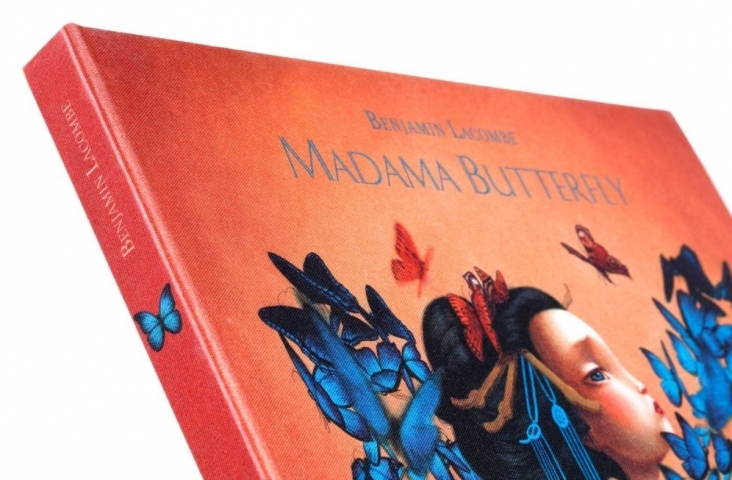 Deel cover Madama Butterfly van Benjamin Lacombe