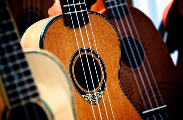 Ukeleles. Foto Mike Tribulas, Pixabay