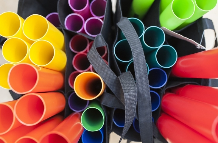 Boomwhackers. Foto Maria van der Heyden