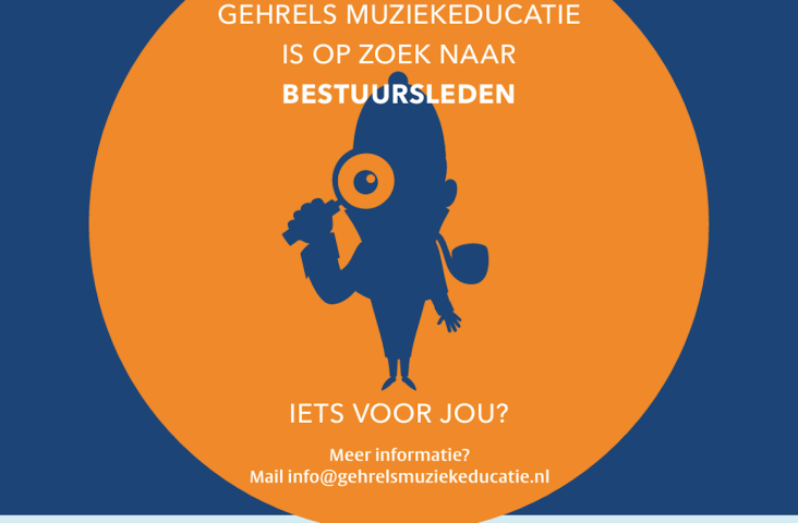 Gehrels Muziekeducatie zoekt bestuursleden