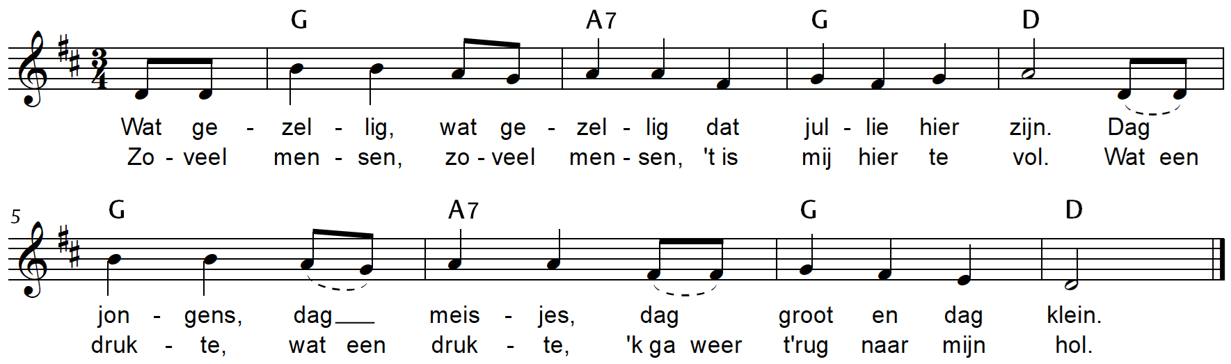 Openingsliedje voor een les rondom het prentenboek 'Help! Een verrassing!'