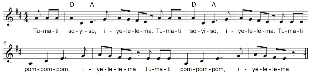 Tumati Soyiso Traditioneel Xhosa playground song Tumati Soyiso